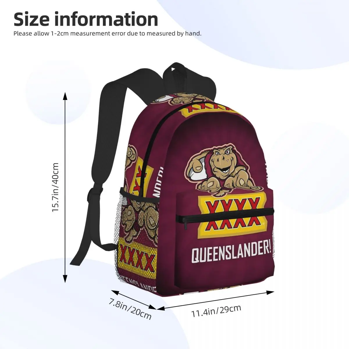 Queensland Maroons Tas Ransel  - Women'S Fashion Queensland ulasan dan harga