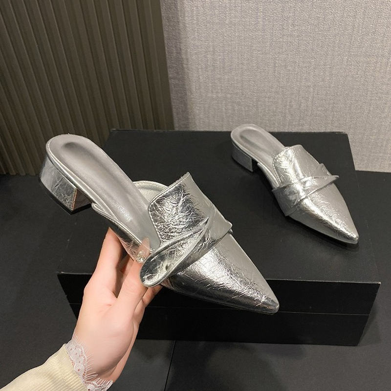 Sandal Slip-on Ujung Lancip Ha - Women'S Fashion Kilt ulasan dan harga