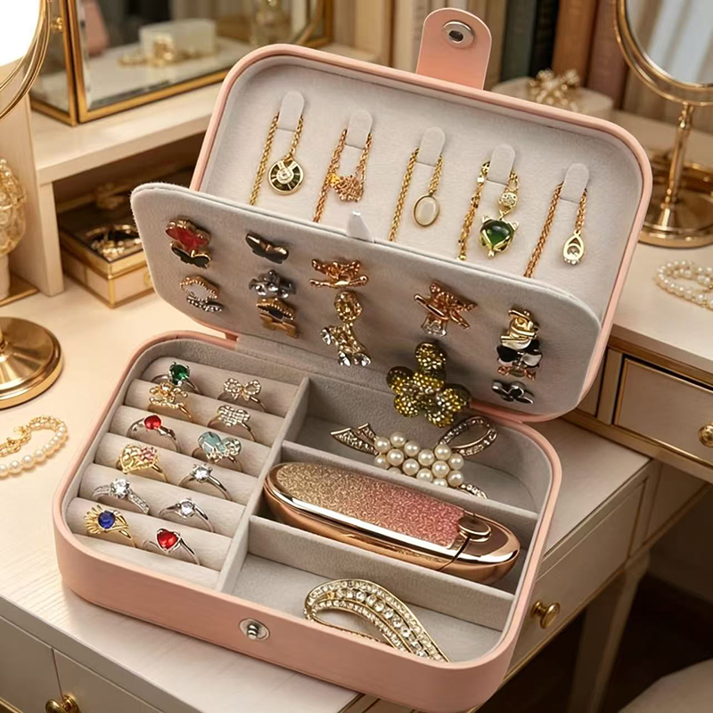 Kotak Perhiasan Portabel Kusto - Women Fashion Necklace ulasan dan harga