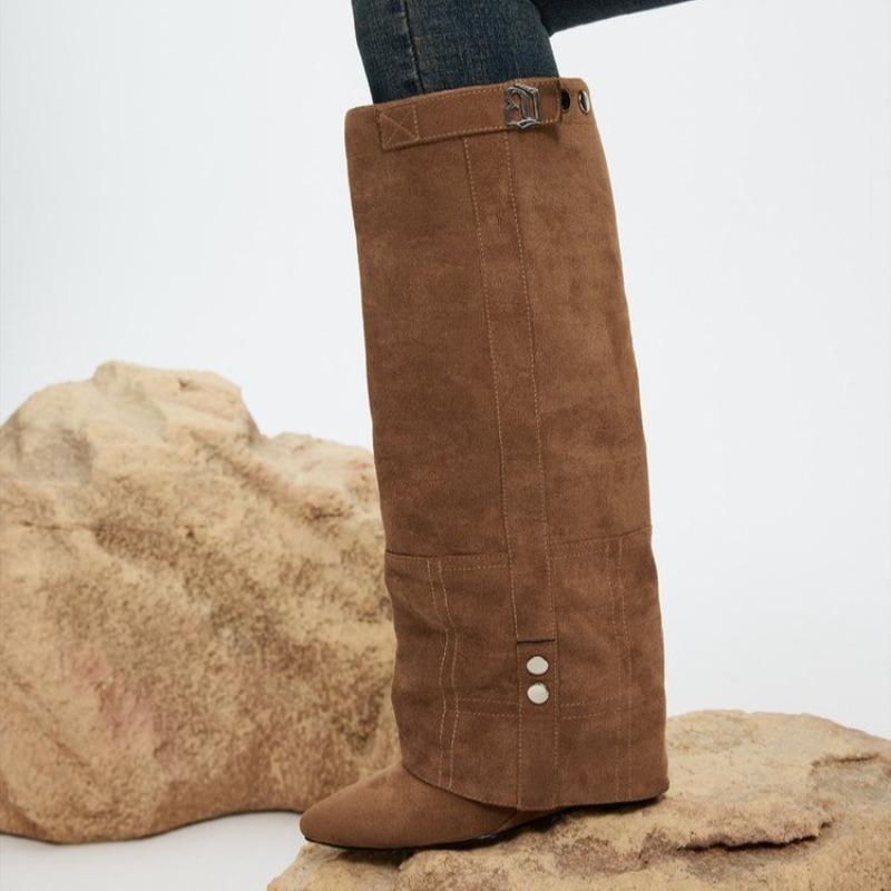 Sepatu Boots Wanita Elegan Nya - Winter Fashion Women Boots ulasan dan harga