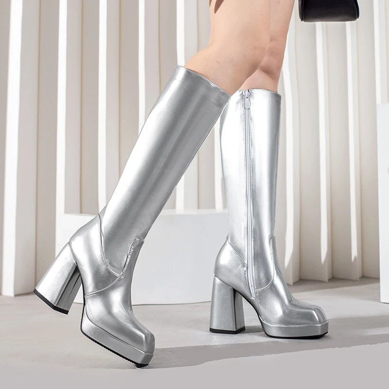Sepatu bot panjang selutut unt - Winter Fashion Women Boots ulasan dan harga