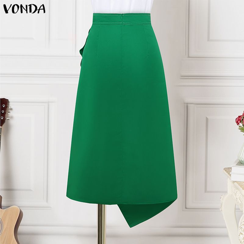 VONDA Rok Satin Wanita Elegan  - Women'S Fashion Kilt ulasan dan harga