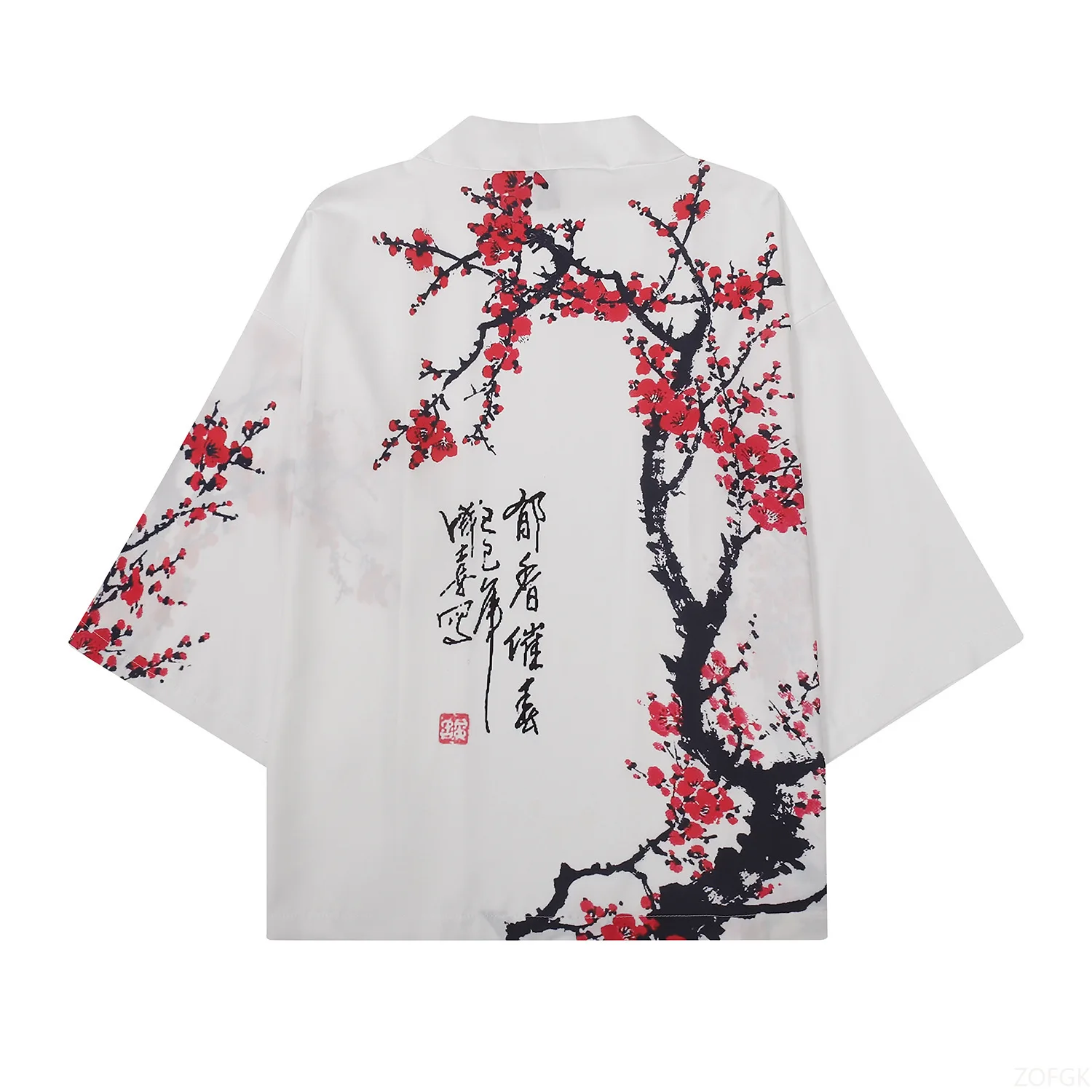 Kimono Gambar Bunga Wanita Mus - Women Fashion Blouse ulasan dan harga