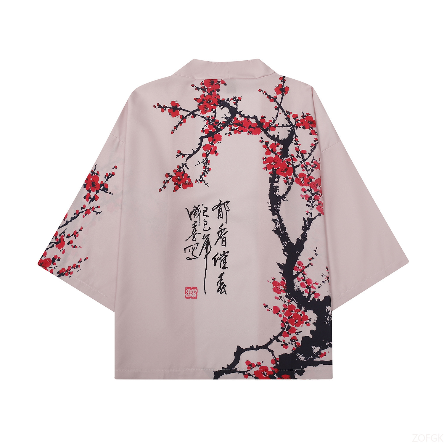 Kimono Gambar Bunga Wanita Mus - Women Fashion Blouse ulasan dan harga