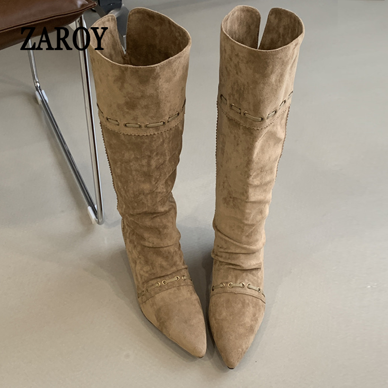 ZAROY Sepatu Bot Wanita Musim  - Winter Fashion Women Boots ulasan dan harga