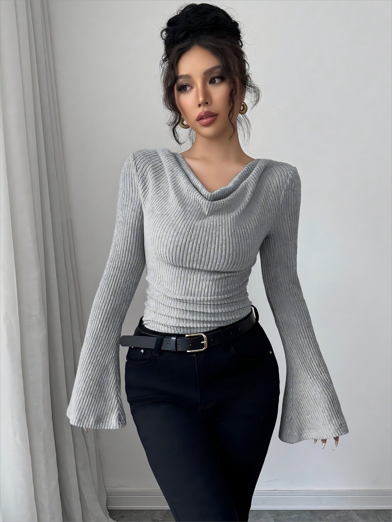 Blus Wanita Off Shoulder Kerah - Women Fashion Blouse ulasan dan harga