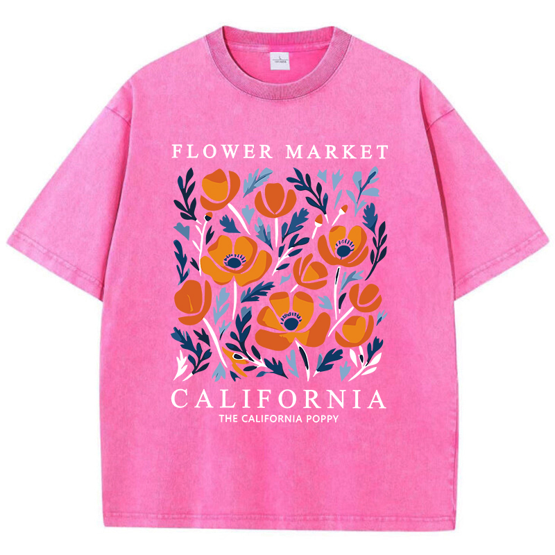 Kaus Dicuci Cetakan Kalifornia - Women'S Fashion Market Size ulasan dan harga