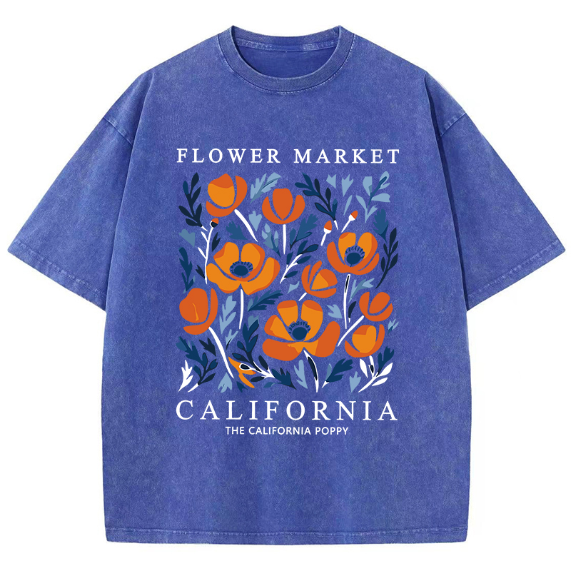 Kaus Dicuci Cetakan Kalifornia - Women'S Fashion Market Size ulasan dan harga