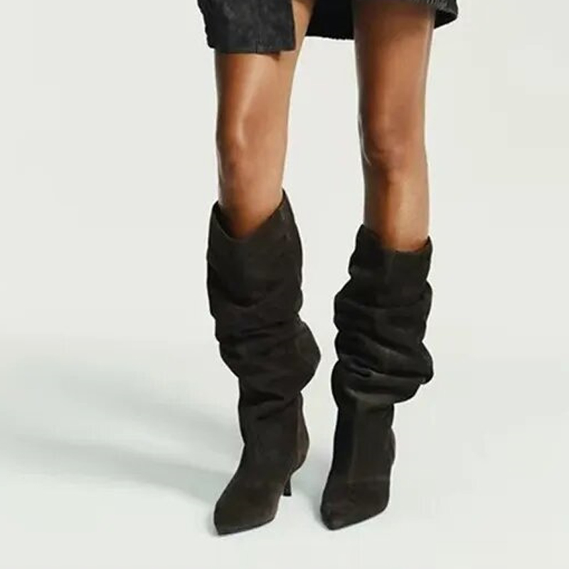 Sepatu Bot Tinggi Selutut Wani - Winter Fashion Women Boots ulasan dan harga