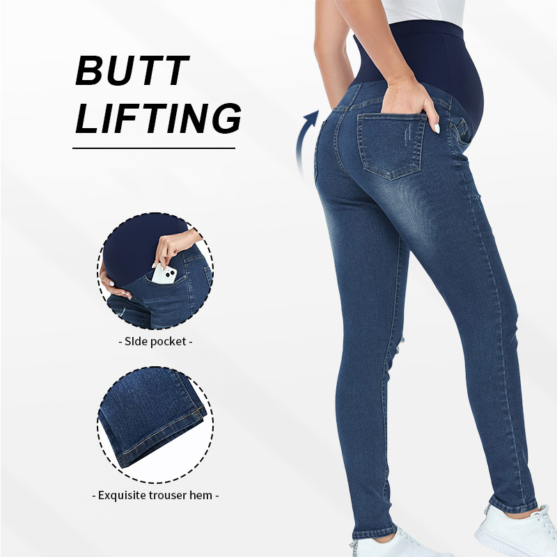 Celana Jeans Ibu Hamil Pinggan - Mom Jeans Women ulasan dan harga