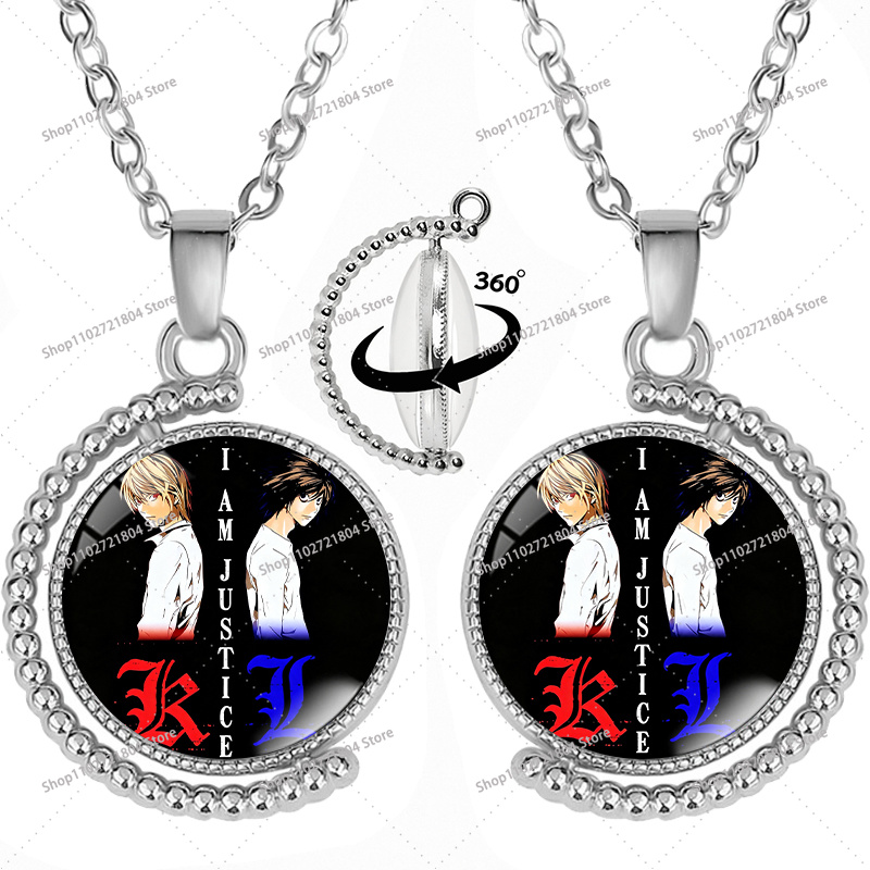 Kalung Putar Death Note Fashio - Women Fashion Necklace ulasan dan harga