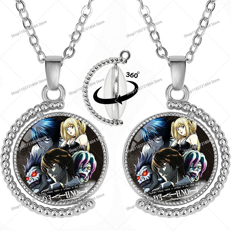 Kalung Putar Death Note Fashio - Women Fashion Necklace ulasan dan harga