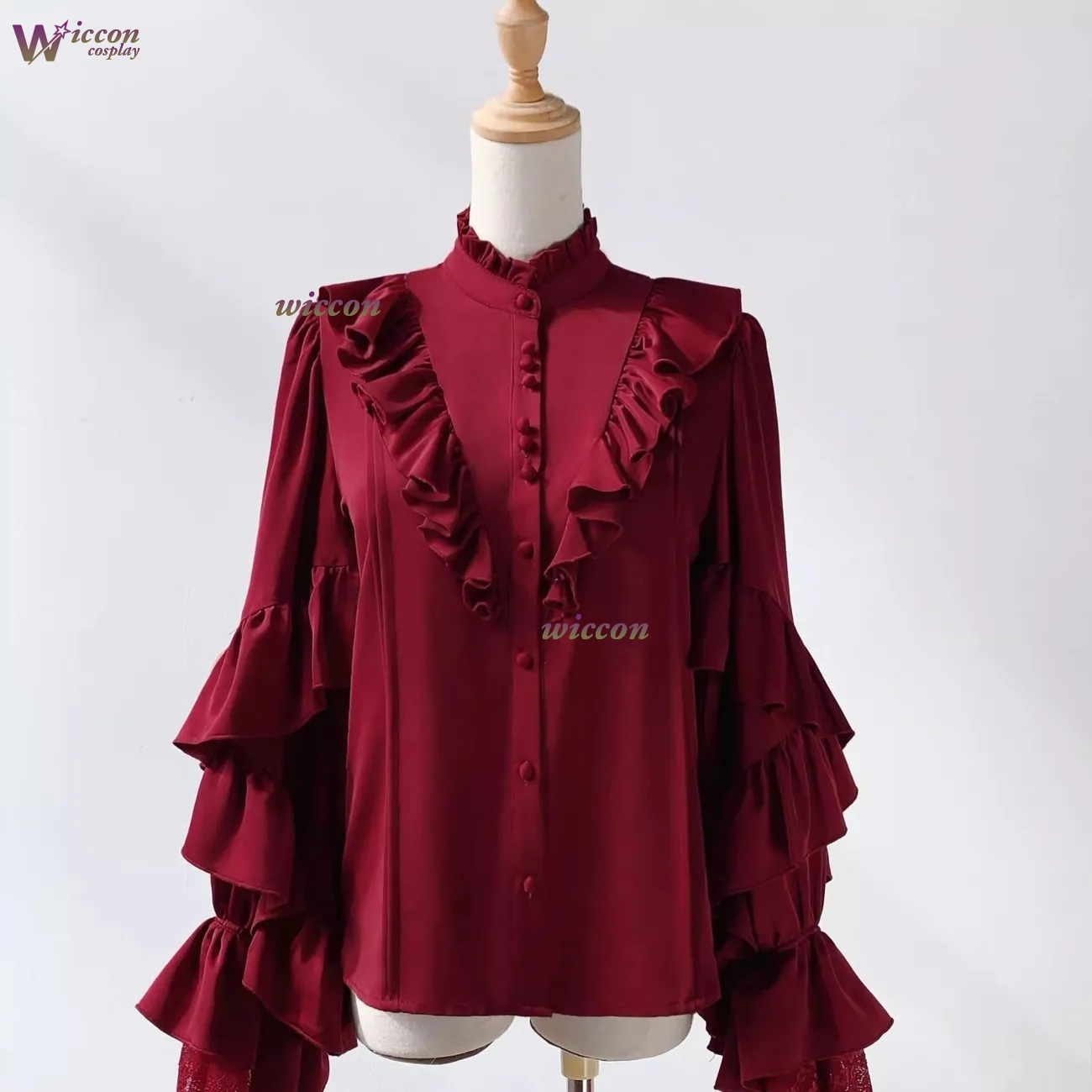 Lolita Gothic Vampire Cosplay  - Women Fashion Blouse ulasan dan harga